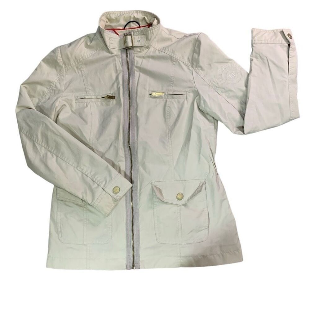 Tommy Hilfiger White Utility Jacket